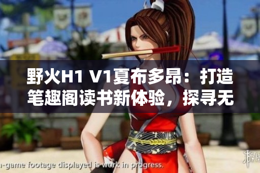 野火H1 V1夏布多昂：打造筆趣閣讀書新體驗，探尋無限可能
