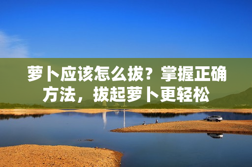 蘿卜應(yīng)該怎么拔？掌握正確方法，拔起蘿卜更輕松