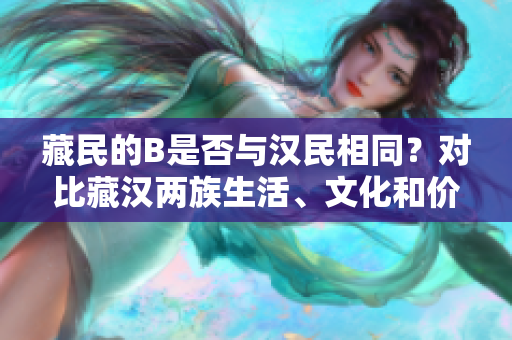 藏民的B是否與漢民相同？對比藏漢兩族生活、文化和價值觀