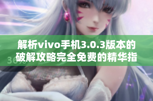 解析vivo手機(jī)3.0.3版本的破解攻略完全免費的精華指南
