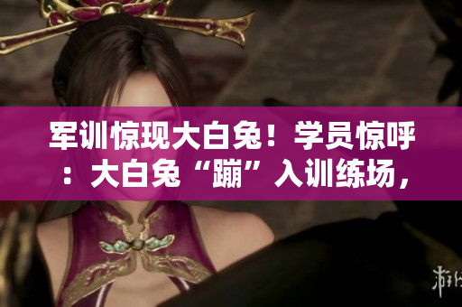軍訓驚現(xiàn)大白兔！學員驚呼：大白兔“蹦”入訓練場，引發(fā)一片歡樂