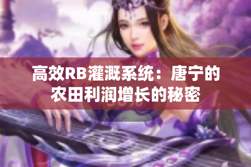 高效RB灌溉系統(tǒng)：唐寧的農(nóng)田利潤(rùn)增長(zhǎng)的秘密