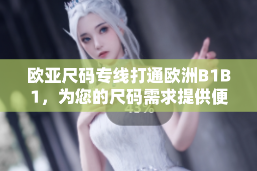 歐亞尺碼專線打通歐洲B1B1，為您的尺碼需求提供便捷解決方案
