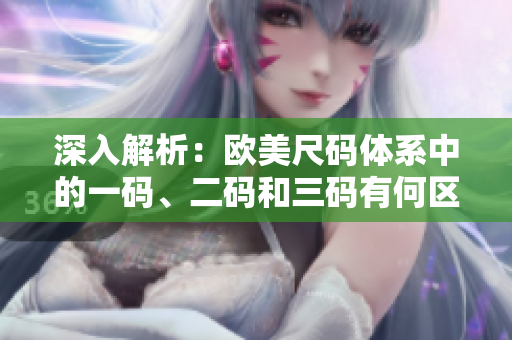 深入解析：歐美尺碼體系中的一碼、二碼和三碼有何區(qū)別？