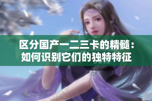 區(qū)分國(guó)產(chǎn)一二三卡的精髓：如何識(shí)別它們的獨(dú)特特征