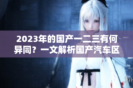 2023年的國產(chǎn)一二三有何異同？一文解析國產(chǎn)汽車區(qū)別