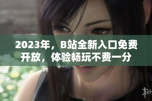 2023年，B站全新入口免費(fèi)開(kāi)放，體驗(yàn)暢玩不費(fèi)一分