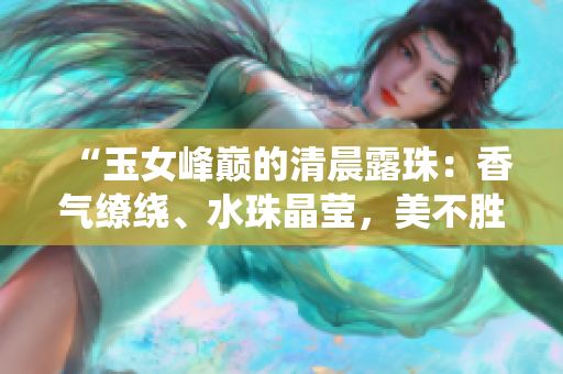 “玉女峰巔的清晨露珠：香氣繚繞、水珠晶瑩，美不勝收！”