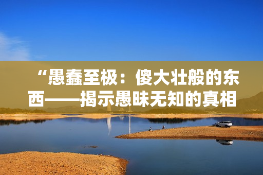“愚蠢至極：傻大壯般的東西——揭示愚昧無知的真相！”