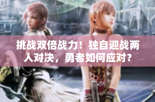 挑戰(zhàn)雙倍戰(zhàn)力！獨自迎戰(zhàn)兩人對決，勇者如何應對？