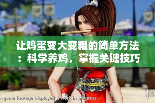 讓雞蛋變大變粗的簡單方法：科學(xué)養(yǎng)雞，掌握關(guān)鍵技巧