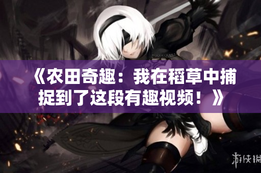 《農(nóng)田奇趣:我在稻草中捕捉到了這段有趣視頻!》 《農(nóng)田奇趣:我在稻草中捕捉到了這段有趣視頻!》