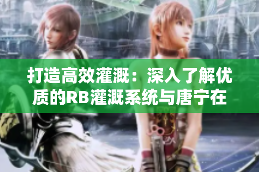 打造高效灌溉：深入了解優(yōu)質(zhì)的RB灌溉系統(tǒng)與唐寧在農(nóng)業(yè)中的創(chuàng)新應(yīng)用