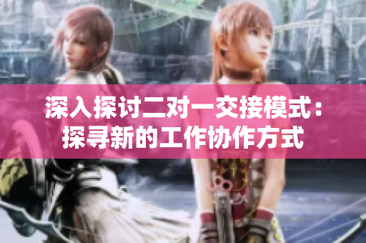 深入探討二對(duì)一交接模式：探尋新的工作協(xié)作方式