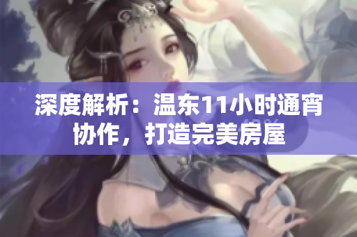 深度解析：溫東11小時通宵協(xié)作，打造完美房屋