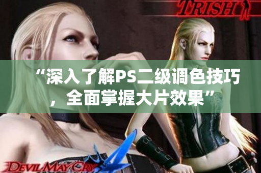“深入了解PS二級調色技巧，全面掌握大片效果”