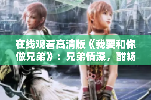 在線觀看高清版《我要和你做兄弟》：兄弟情深，酣暢淋漓！
