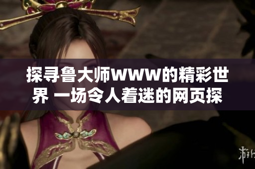 探尋魯大師WWW的精彩世界 一場令人著迷的網(wǎng)頁探索之旅