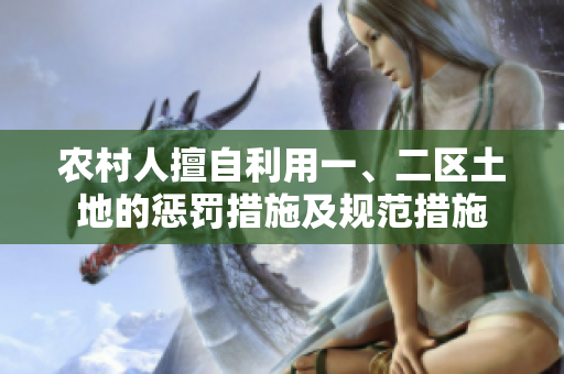 農(nóng)村人擅自利用一、二區(qū)土地的懲罰措施及規(guī)范措施
