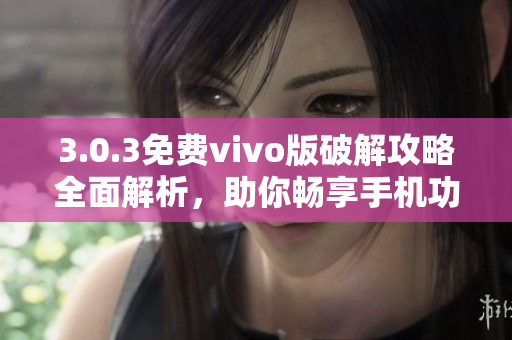 3.0.3免費(fèi)vivo版破解攻略全面解析，助你暢享手機(jī)功能