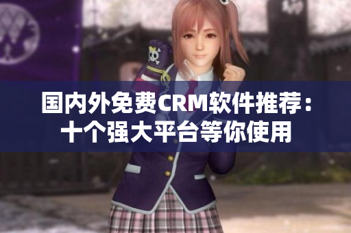 國內(nèi)外免費(fèi)CRM軟件推薦：十個(gè)強(qiáng)大平臺(tái)等你使用