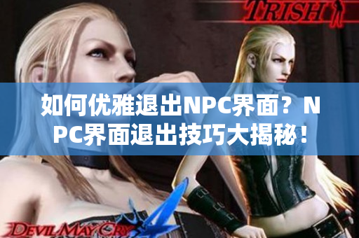 如何優(yōu)雅退出NPC界面？NPC界面退出技巧大揭秘！