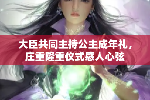 大臣共同主持公主成年禮，莊重隆重儀式感人心弦