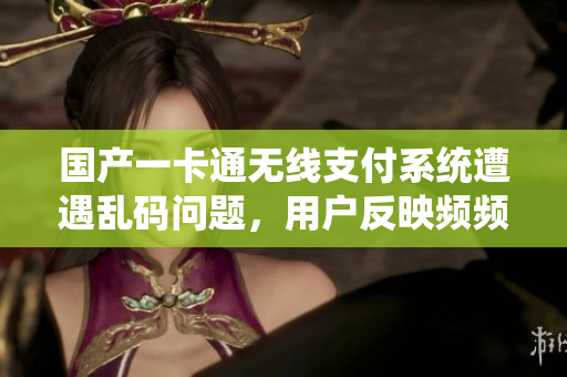 國產(chǎn)一卡通無線支付系統(tǒng)遭遇亂碼問題，用戶反映頻頻出現(xiàn)支付異常