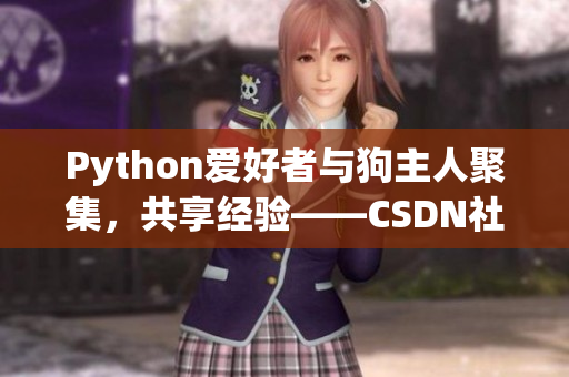 Python愛(ài)好者與狗主人聚集，共享經(jīng)驗(yàn)——CSDN社區(qū)探索