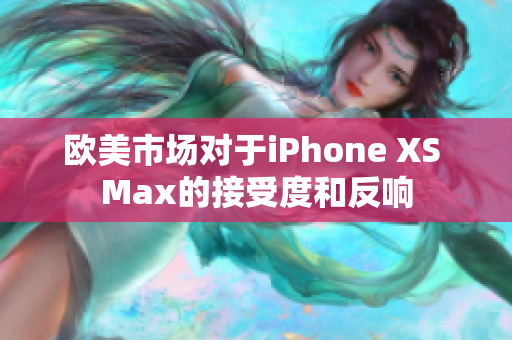 歐美市場對于iPhone XS Max的接受度和反響