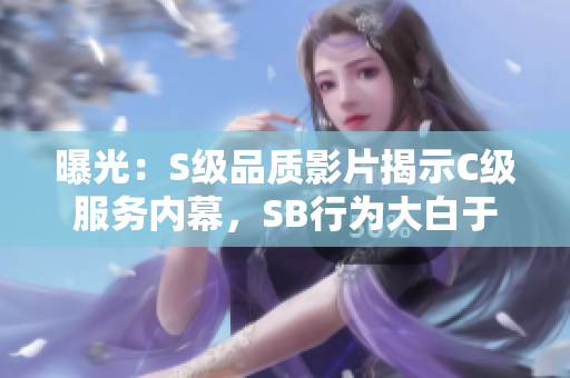 曝光：S級品質(zhì)影片揭示C級服務(wù)內(nèi)幕，SB行為大白于天下