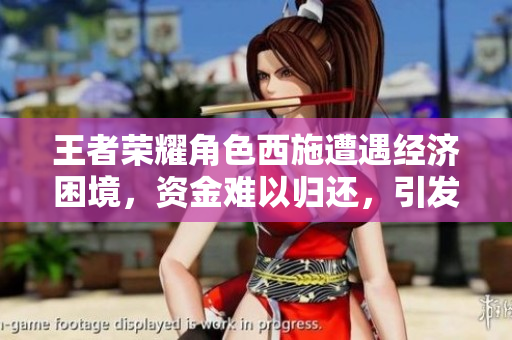 王者榮耀角色西施遭遇經(jīng)濟困境，資金難以歸還，引發(fā)關(guān)注