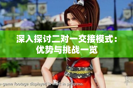 深入探討二對(duì)一交接模式：優(yōu)勢(shì)與挑戰(zhàn)一覽