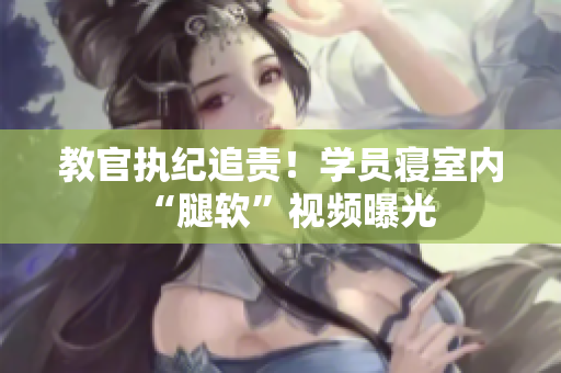 教官執(zhí)紀(jì)追責(zé)！學(xué)員寢室內(nèi)“腿軟”視頻曝光