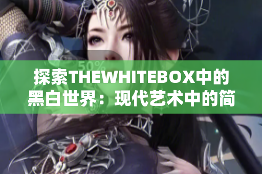 探索THEWHITEBOX中的黑白世界：現(xiàn)代藝術(shù)中的簡潔與經(jīng)典