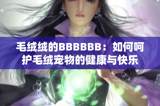 毛絨絨的BBBBBB：如何呵護毛絨寵物的健康與快樂