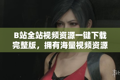 B站全站視頻資源一鍵下載完整版，擁有海量視頻資源的B站視頻下載器整合合集