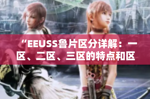 “EEUSS魯片區(qū)分詳解：一區(qū)、二區(qū)、三區(qū)的特點和區(qū)別”