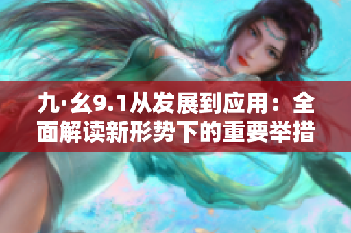九·幺9.1從發(fā)展到應(yīng)用：全面解讀新形勢下的重要舉措