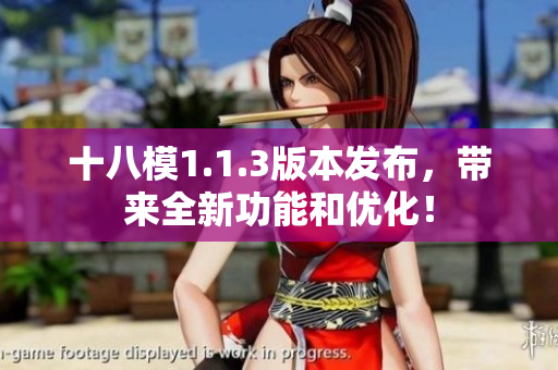 十八模1.1.3版本發(fā)布，帶來全新功能和優(yōu)化！