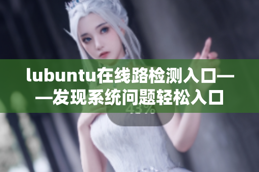 lubuntu在線路檢測入口——發(fā)現(xiàn)系統(tǒng)問題輕松入口