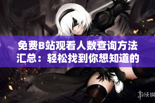 免費B站觀看人數(shù)查詢方法匯總：輕松找到你想知道的在線觀看人數(shù)