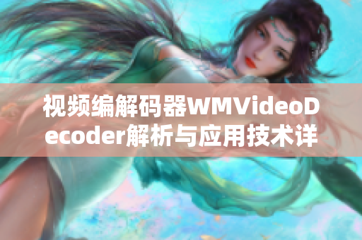 視頻編解碼器WMVideoDecoder解析與應(yīng)用技術(shù)詳解