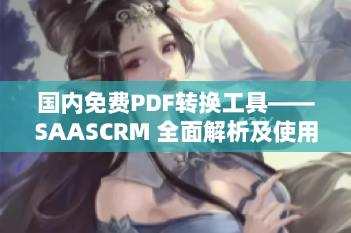 國內(nèi)免費PDF轉(zhuǎn)換工具——SAASCRM 全面解析及使用攻略