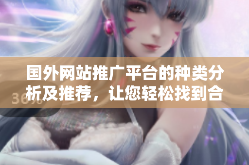 國外網(wǎng)站推廣平臺的種類分析及推薦，讓您輕松找到合適的推廣平臺