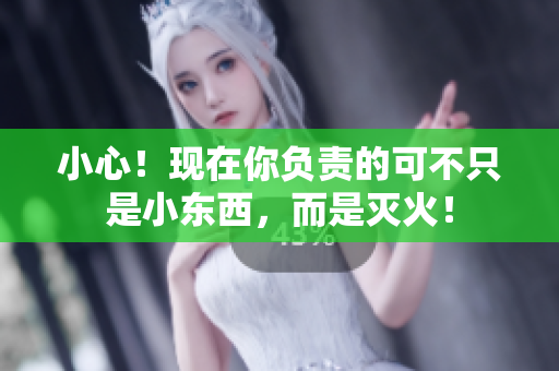 小心！現(xiàn)在你負(fù)責(zé)的可不只是小東西，而是滅火！
