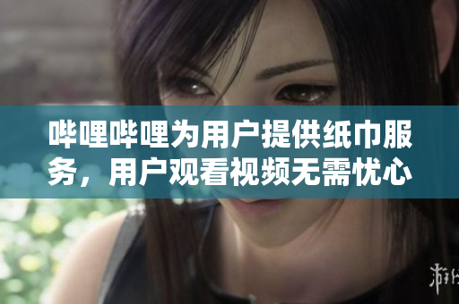 嗶哩嗶哩為用戶提供紙巾服務(wù)，用戶觀看視頻無(wú)需憂心無(wú)紙巾