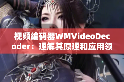 視頻編碼器WMVideoDecoder：理解其原理和應(yīng)用領(lǐng)域