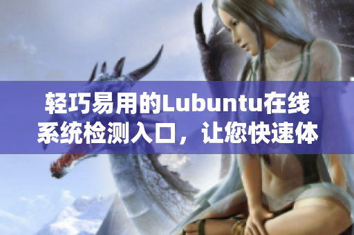 輕巧易用的Lubuntu在線系統(tǒng)檢測(cè)入口，讓您快速體驗(yàn)操作系統(tǒng)