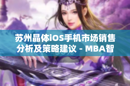 蘇州晶體iOS手機(jī)市場(chǎng)銷售分析及策略建議 - MBA智庫(kù)